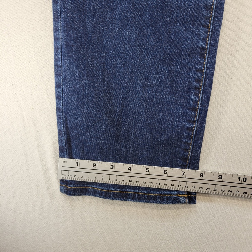 Lucky Brand 410 Athletic Straight Jeans Mens 38x29 Blue Denim Stretch - Picture 11 of 12